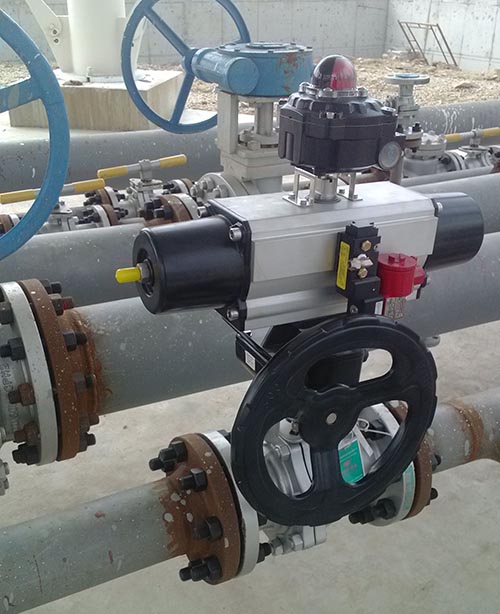 OMAL氣動球閥在造紙生產(chǎn)過程中紙張定量、水分、灰分的控制系統(tǒng)上的應用